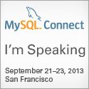 I'm Speaking at MySQL Connect